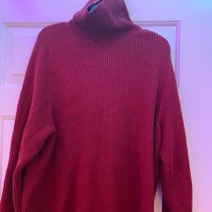 Red Turtle Neck Sweater